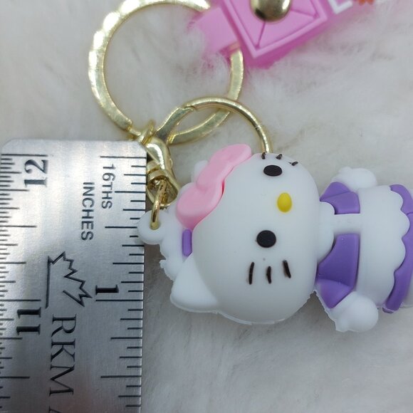 2/$25 Hello Kitty keychai wrist strap lanyard with "The sunshine Unicorn" - Picture 5 of 6